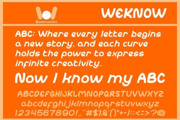 ABC: A Playful Font for Creative Design