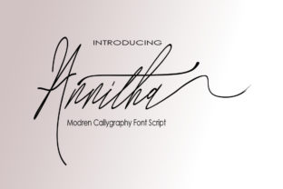 Annitha: A Modern Script Typeface