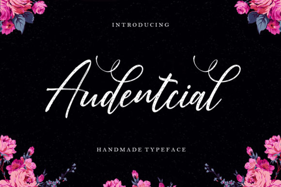 Audentcial: A Handwritten Font for Elegant Design