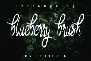 Blueberry Brush: A Font That Adds Charm