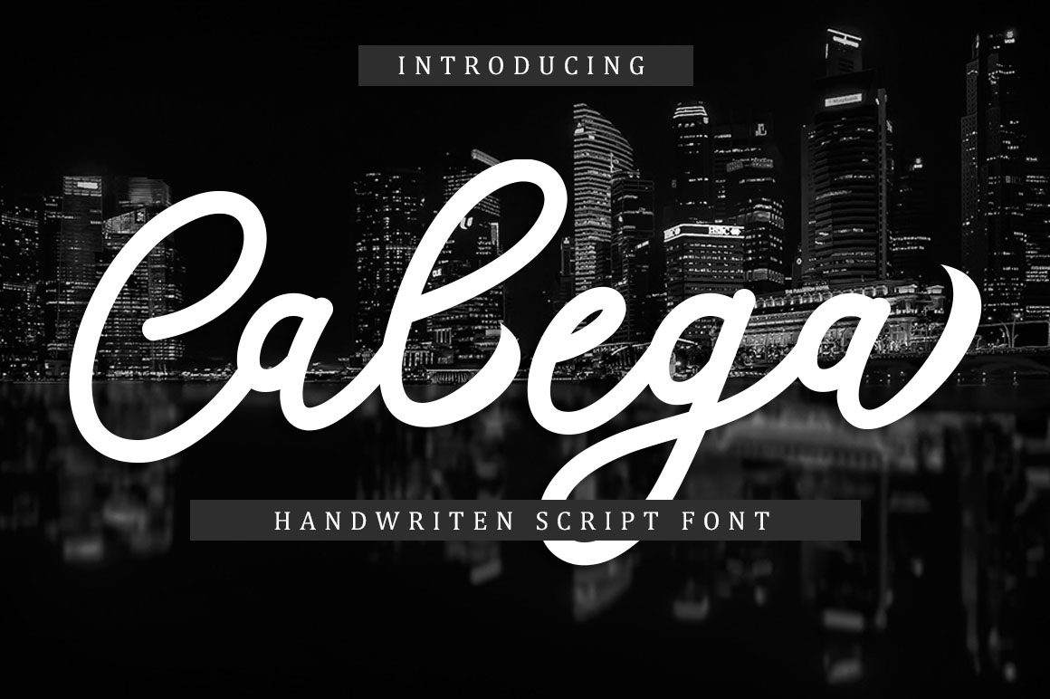 Calega: A Modern Script Font for Business Branding