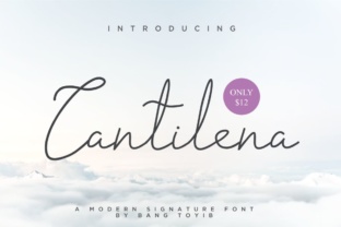 Cantilena Font: Elegant Script for Creative Projects