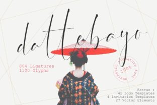 Dattebayo: A Luxurious Script Font