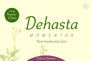 Dehasta Momentos Font for Crafters
