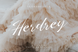 Herdrey: A Modern Script Font for Web Design