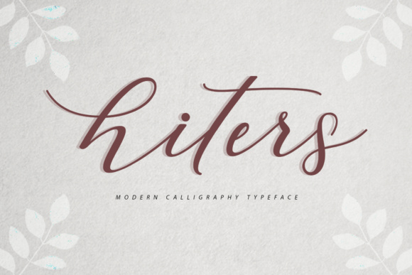 Hiters: A Stylish Font for Web Design
