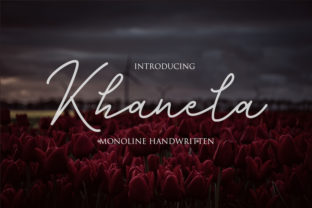 Khanela: A Handwritten Font for Creative Projects