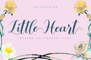Little Heart Font: Elegant Script for Crafters