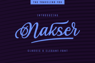 Nakser: A Stylish Script for Creative Campaigns