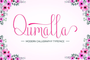 Qumalla: A Elegant Script for Creative Projects