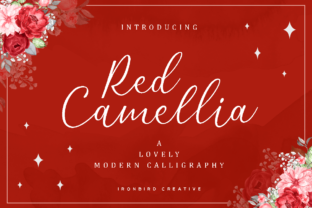 Red Camellia: A Luxurious Script Font