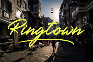 Ringtown: A Handwritten Font for Creative Projects