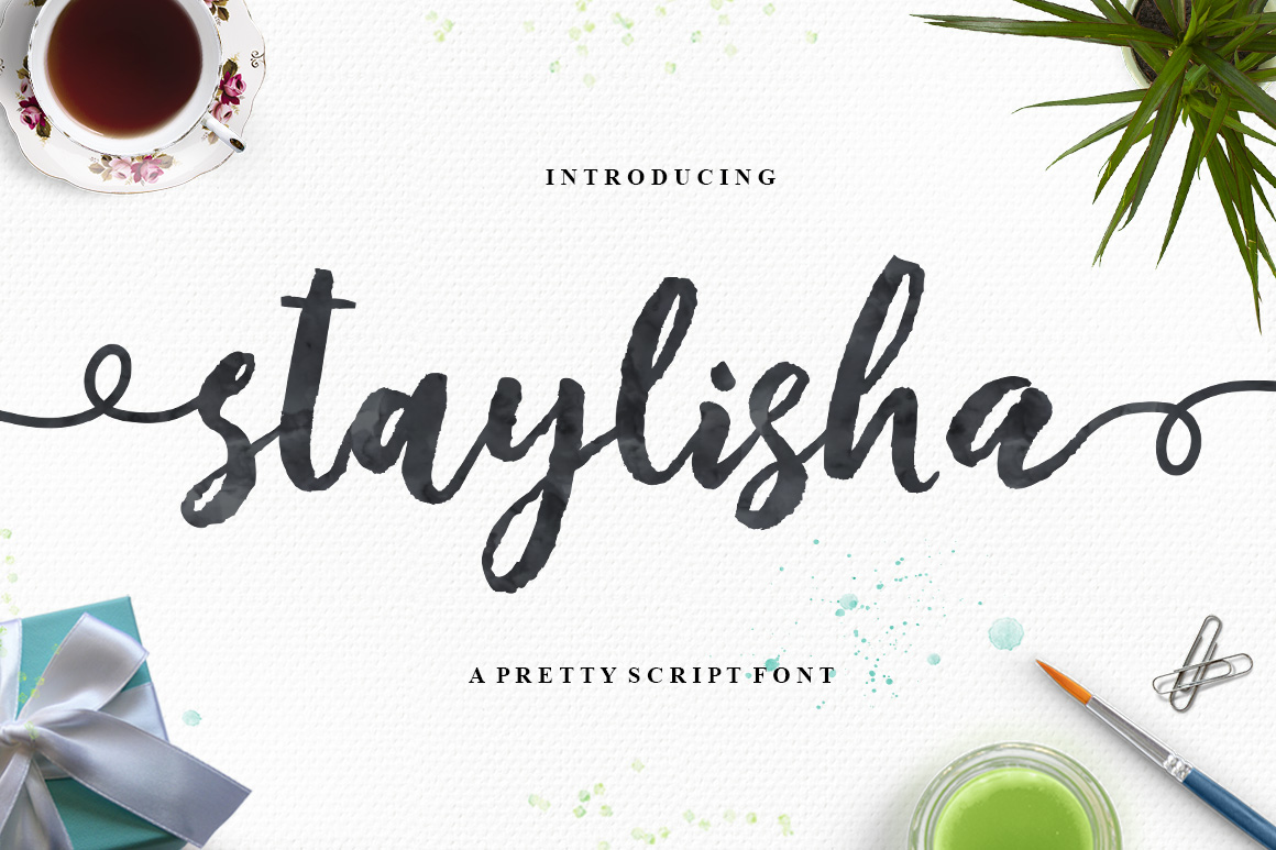 Staylisha: A Script Font for Real Design Work